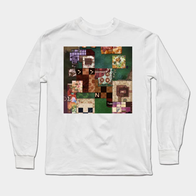 Patchwork | Art | Coolest | Fun Long Sleeve T-Shirt by Publicus Apparel